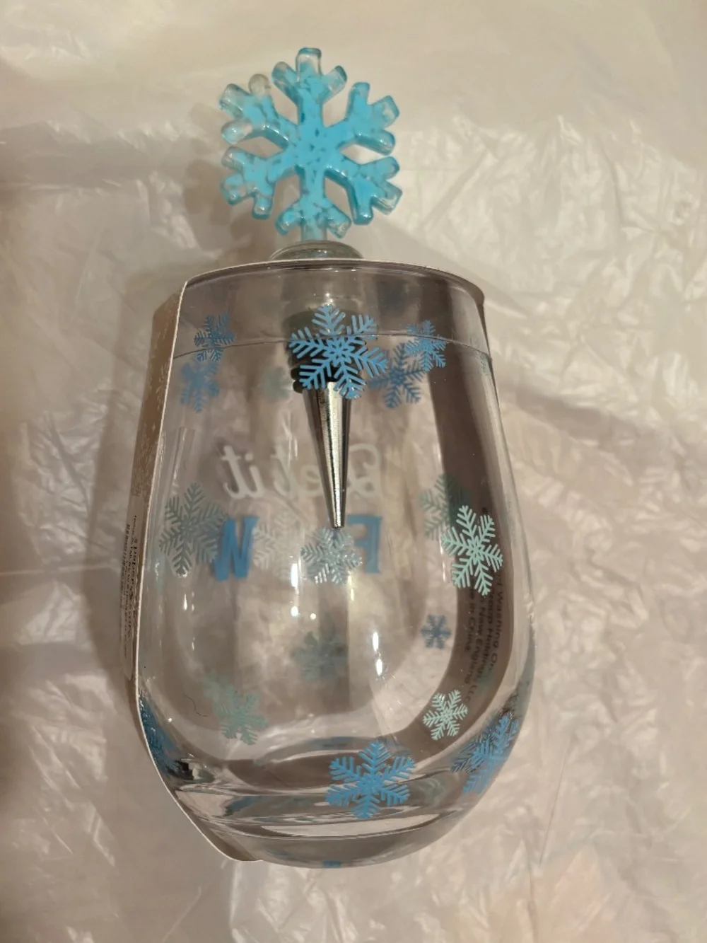 NWT Stemless Wine Glass